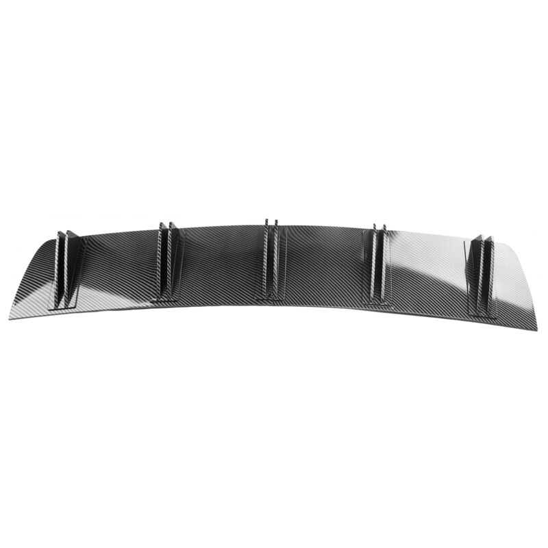 foto del prodotto diffusore per labbra paraurti posteriore 5 pinne telaio per auto universale spoiler in fibra di carbonio accessori per lo styling modificati per