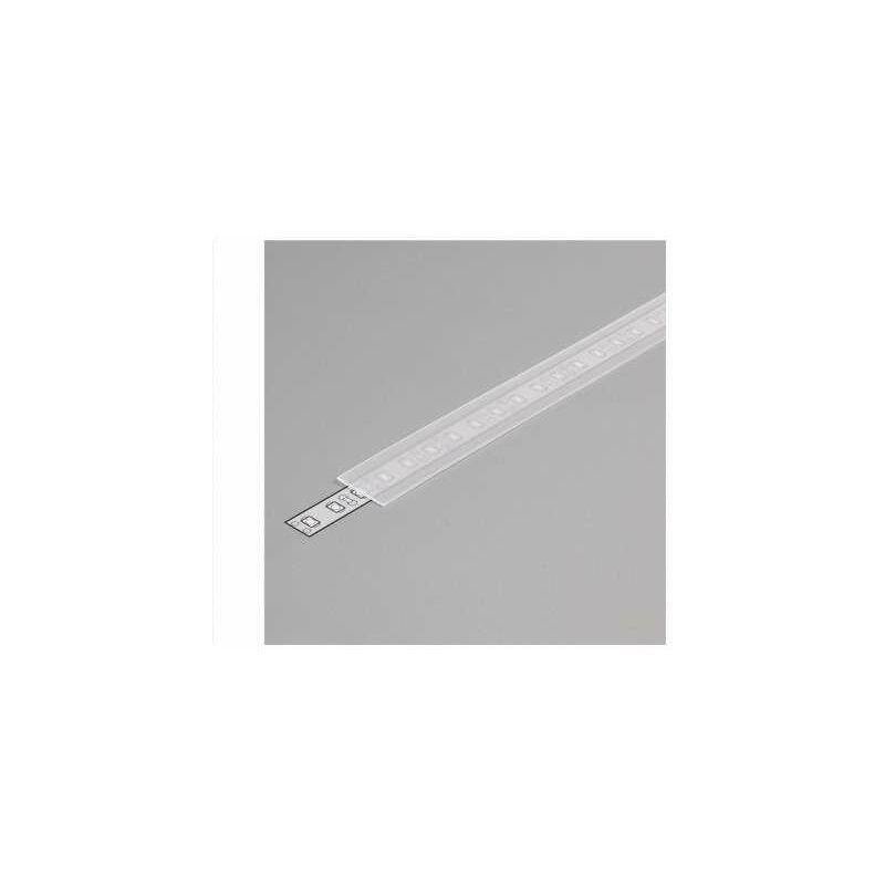 foto del prodotto diffusore satinato da 2 m per profilo led da 15,4 mm