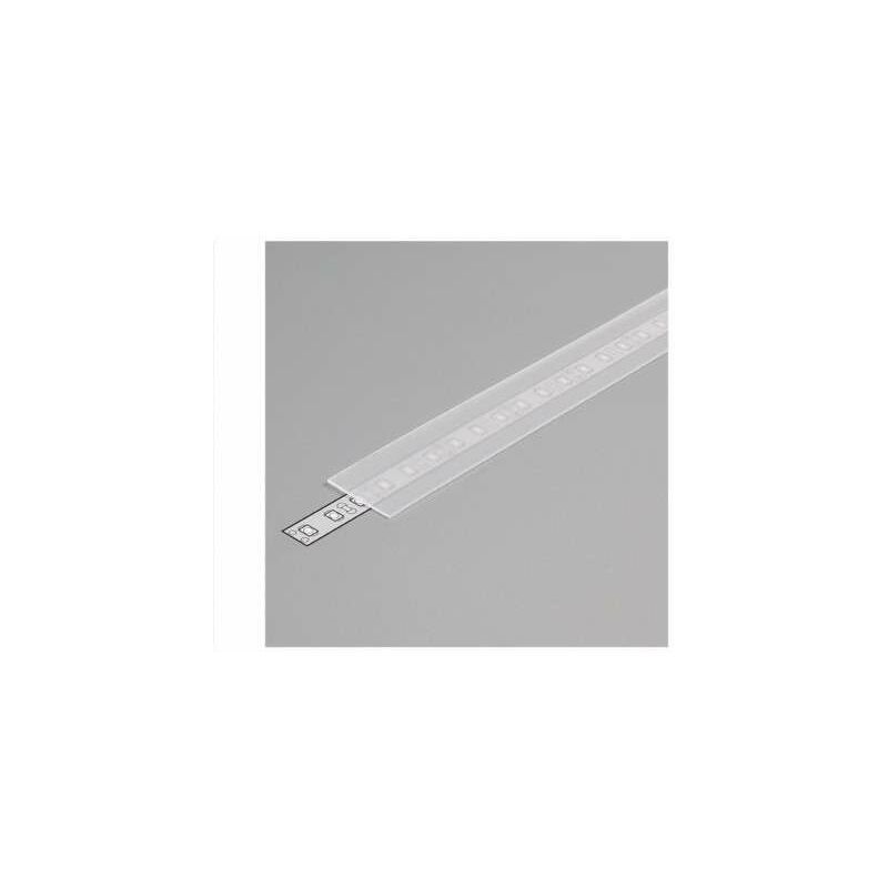 foto del prodotto diffusore satinato da 2 m per profilo led da 19,2 mm