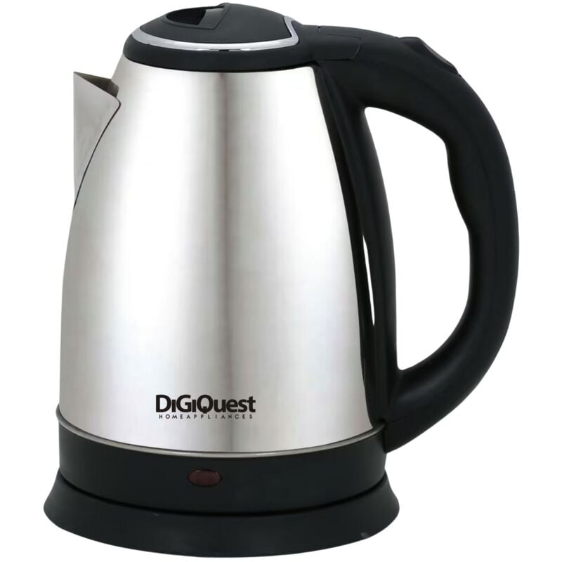 foto del prodotto digiquest bollitore elettrico iron ket 18, acciaio inox satinato, 1.8 litri, 1500w, spegnimento automatico
