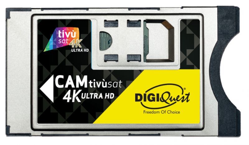foto del prodotto digiquest cam tiv sat 4k ultra hd modulo di accesso condizionato cam 