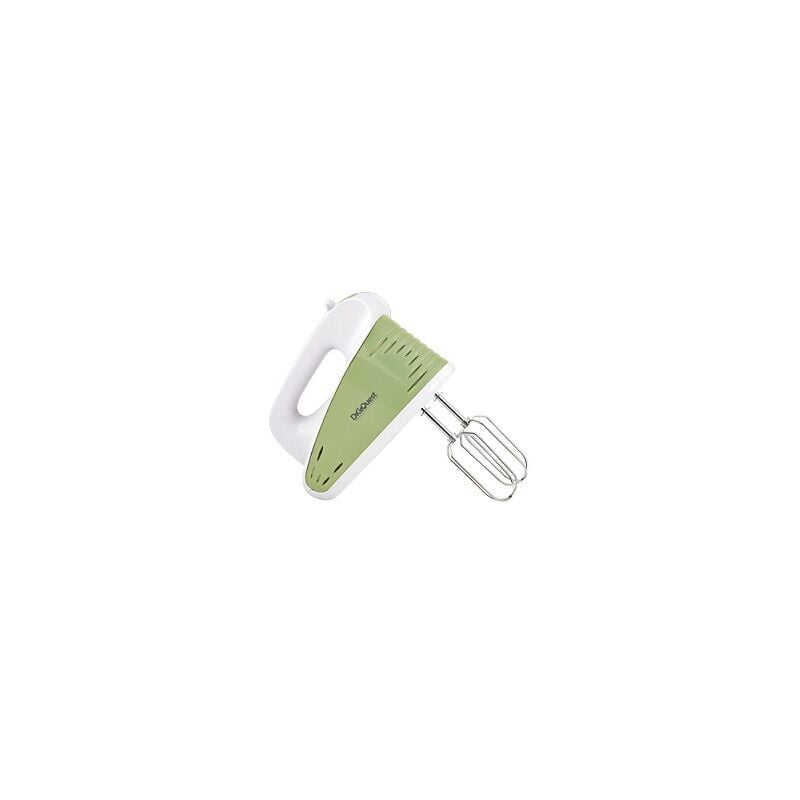 foto del prodotto digiquest sbattitore elettrico a 2 fruste whip250, 5 velocit , funzione turbo, fruste e ganci in acciaio inox, verde