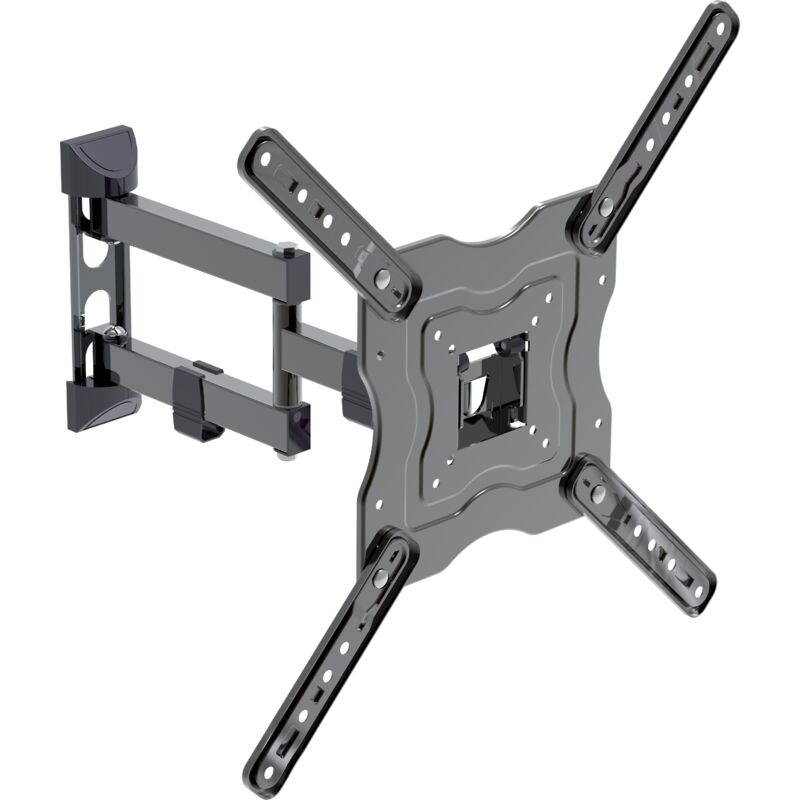 foto del prodotto digiquest staffa a parete, supporto tv reg. 3 snodi 2 braccio 23 50 atc410,nero, per migliorare la visuale del proprio tv