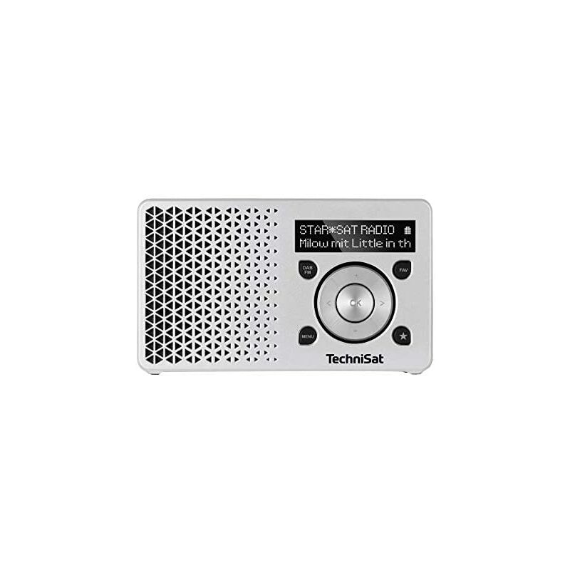 foto del prodotto digitradio 1 - radio dab portatile con batteria ricaricabile dab, fm, altoparlante, jack per cuffie, memoria preferiti, display oled, piccolo, 1