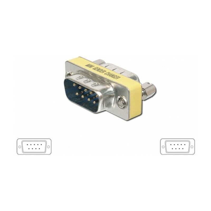 foto del prodotto digitus adattatore mini seriale 9 pin m m 00422 