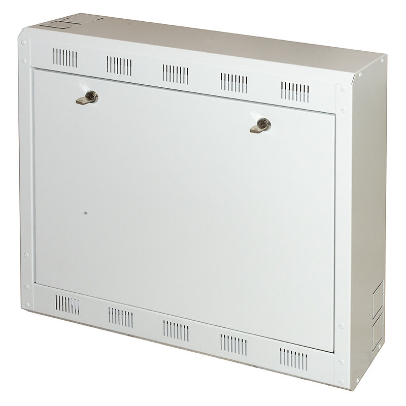 foto del prodotto digitus armadi rack box a muro dvr nvr 2 serrature con ripiano apribile mm 580 l x 550 a x 160 p colore grigio