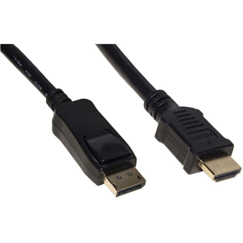 foto del prodotto digitus cavo displayport 1.2 hdmi 1.4 4kx2k 30hz 1,8mt lkcdph18 