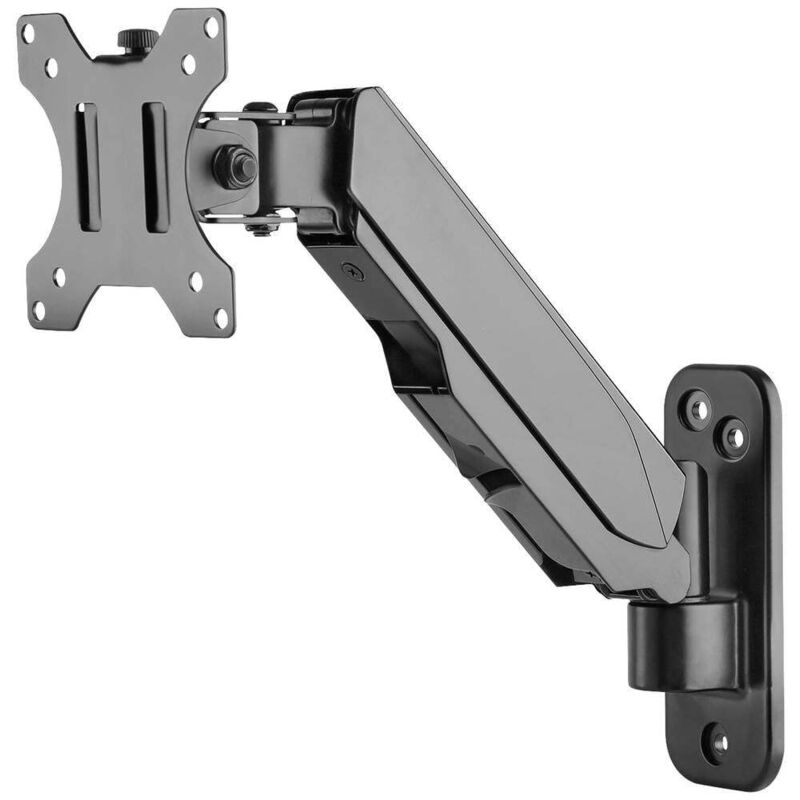 foto del prodotto digitus da 90396 1 parte supporto a muro per monitor 33,0 cm 13 81,3 cm 32 nero, nero opaco ruotabile, regola