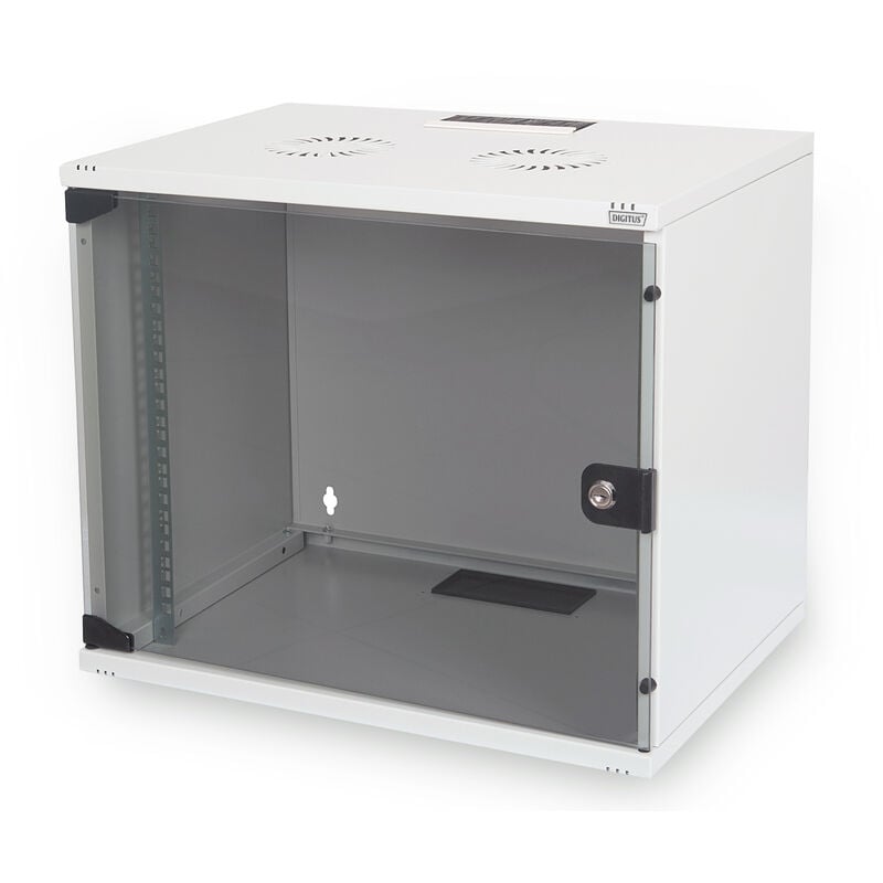 foto del prodotto digitus dn 19 07u s 1, a muro, grigio, 520 x 400 x 360 mm, 7u, 560 x 425 x 125 mm, acciaio
