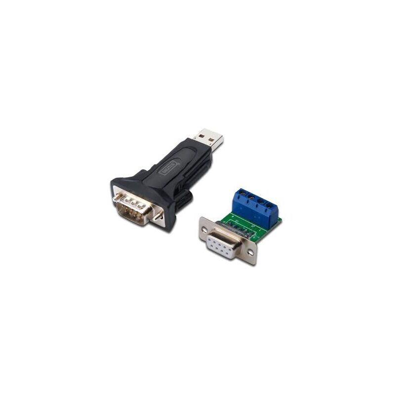 foto del prodotto digitus scheda e adattatore di interfaccia usb, seriale, rs 485, usb, nero 