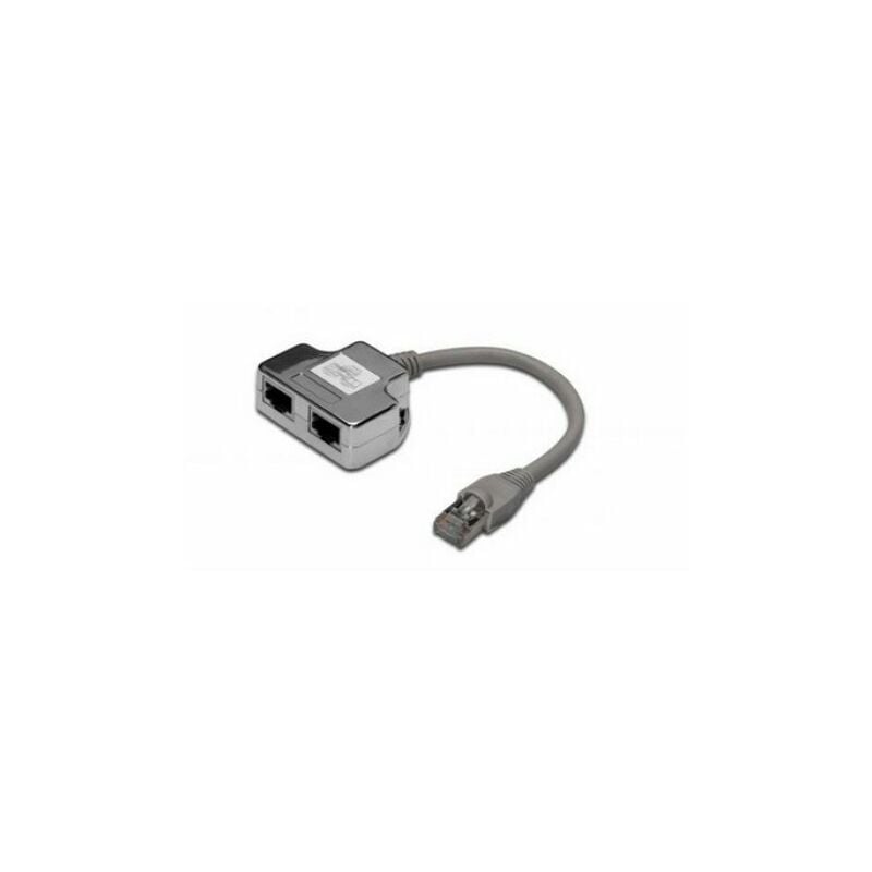 foto del prodotto digitus sdoppiatore schermato 5e 2 linee rj45 dn 93904 