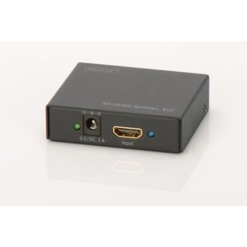 foto del prodotto digitus splitter 4k hdmi ultra hd per 2 monitor con 1 dispositivo