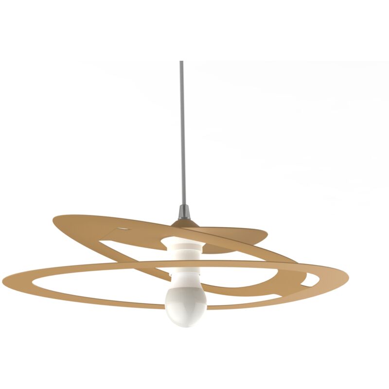 foto del prodotto dilate sospensione, 1x e27, max 42w, metallo, anodic gold, d.40cm lumicom