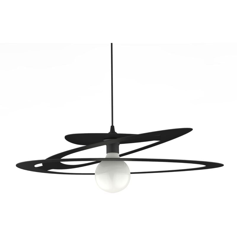 foto del prodotto dilate sospensione, 1x e27, max 42w, metallo, grigio, d.60cm lumicom
