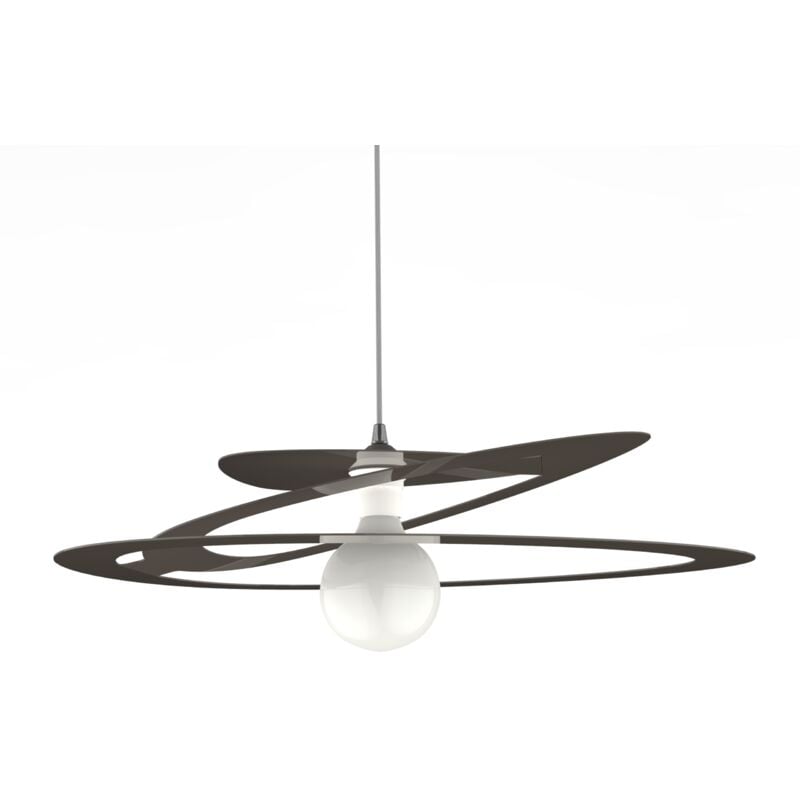 foto del prodotto dilate sospensione, 1x e27, max 42w, metallo, tortora lucido, d.60cm lumicom