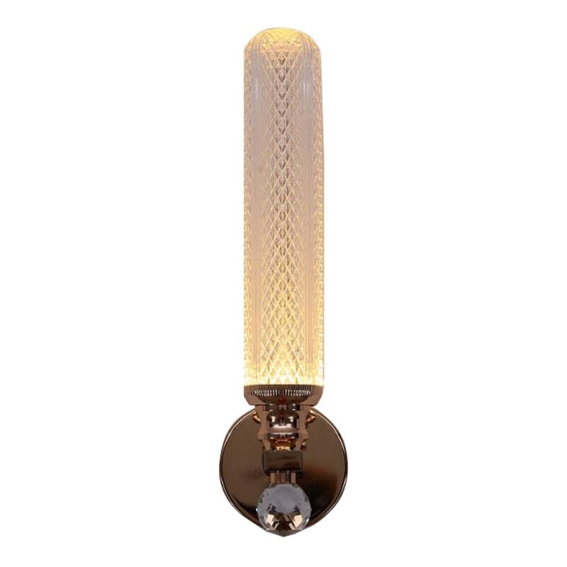 foto del prodotto dilly lampada da parete 350x100 mm, 1xg4, oro francese, hardware acrilico