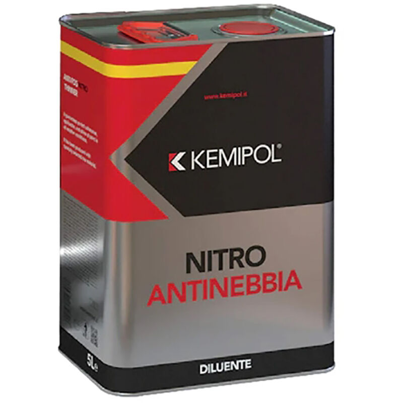 foto del prodotto diluente nitro antinebbia diluizione vernici pulizia attrezzi kemipol 5 lt