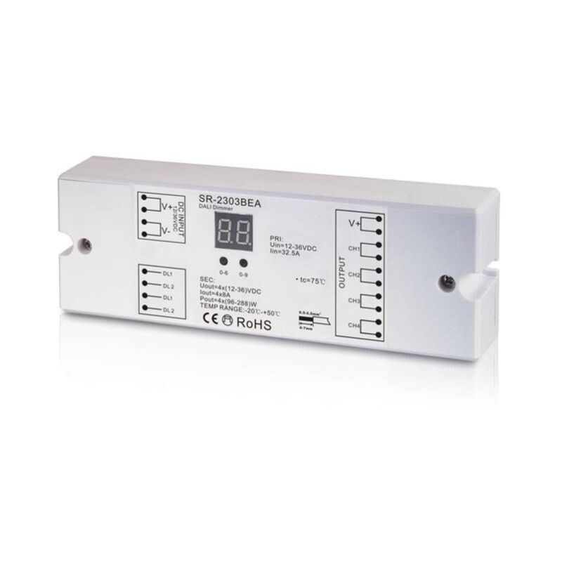 foto del prodotto dimmer dali dc 12 36v 8a canale 4 canali 