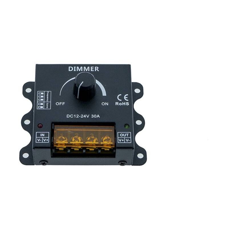 foto del prodotto dimmer manuale pwm con frequenza e curva di regolazione