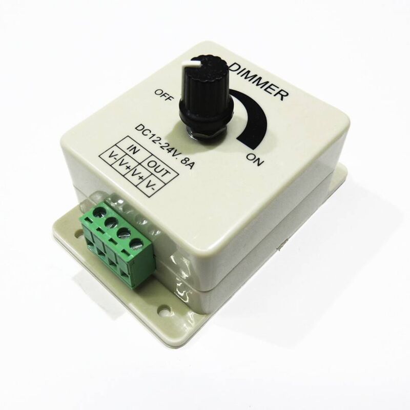 foto del prodotto dimmer per strisce monocolore 12v 24v 8a