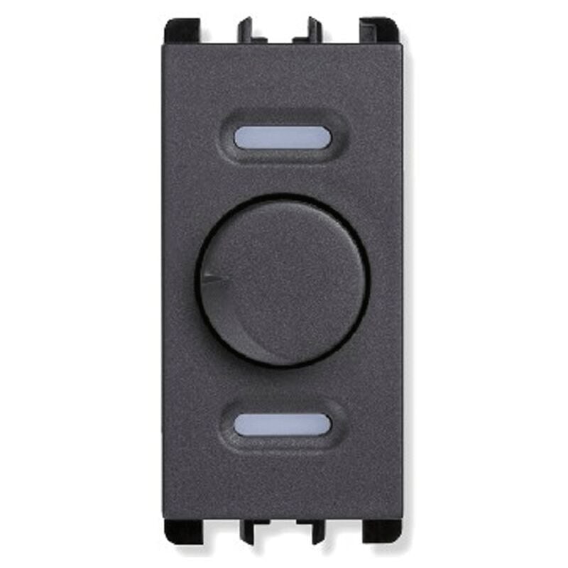foto del prodotto dimmer rotativo e deviatore per carichi resistivi 100 500 watt, 230 vca, 1 modulo, antrac simon urmet