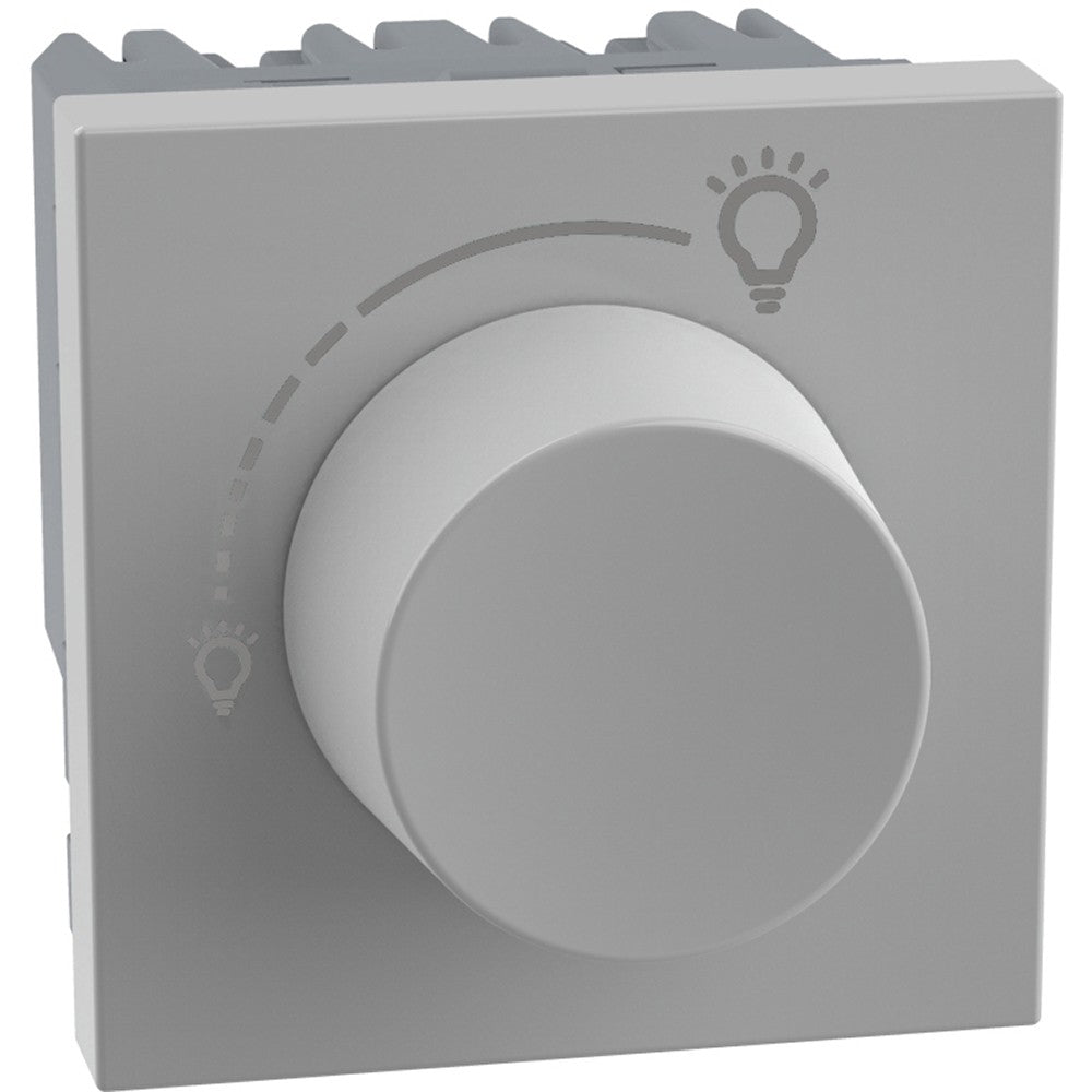 foto del prodotto dimmer rotativo universale bticino matixgo 2 moduli grigio jg4415