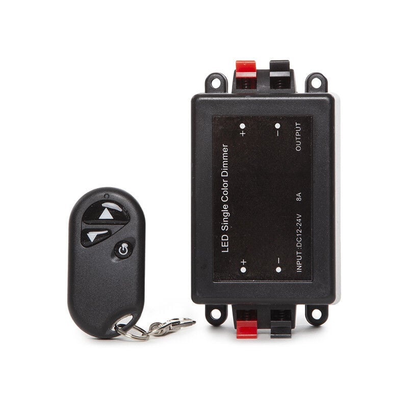 foto del prodotto dimmer striscia led telecomando 12 24vdc 96 192w