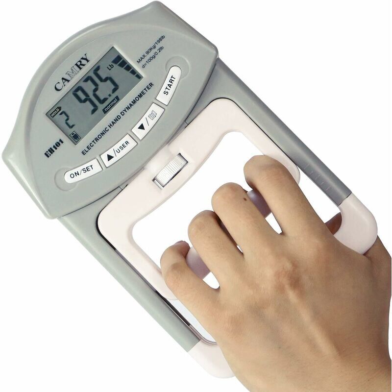 foto del prodotto dinamometro elettronico manuale capacit di presa di 90 kg 200 libbre dinamometro elettronico professionale regolabile con impugnatura