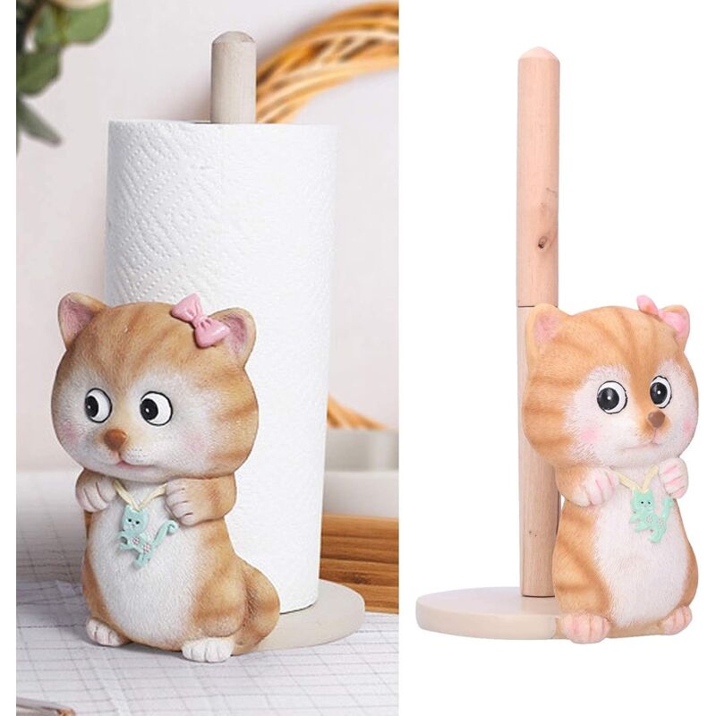 foto del prodotto dining table tissue holder dispenser decorative tissue holder cat resin animal table decoration