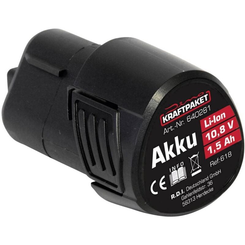 foto del prodotto dino kraftpaket 640281 akku 10,8v 1,5 ah f r akku-poliermaschine 640256 batteria per elettroutensile 10.8 v 1.5 ah li-i