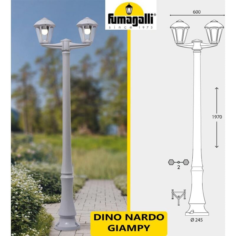 foto del prodotto dino nardo giampy 2l grigio opale e27 8,5w cct