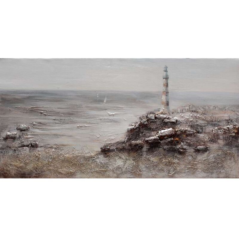 foto del prodotto dipinto su tela faro ii