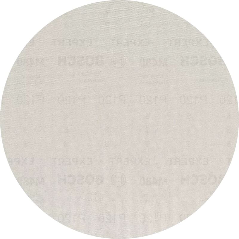 foto del prodotto dischi abrasivi bosch expert m480 - ø125 mm - scatola da 5 pezzi - grana 240 2608901639