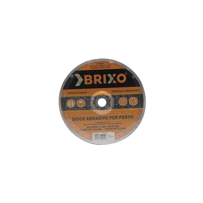 foto del prodotto dischi abrasivi brixo ferro 115x3,2
