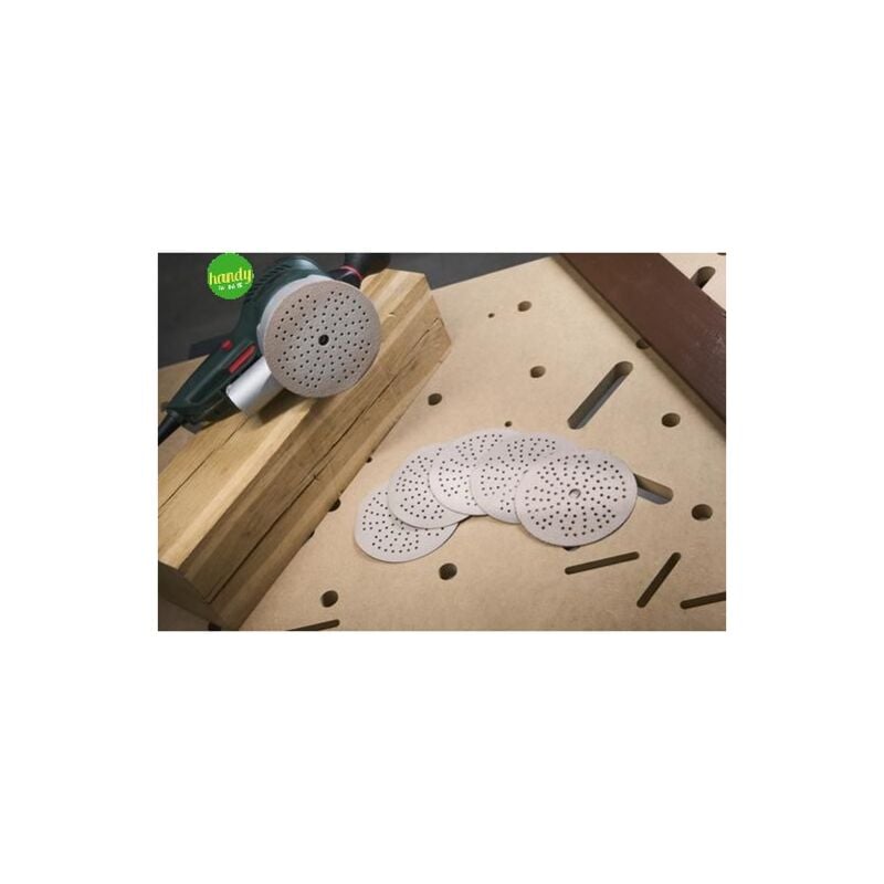foto del prodotto dischi abrasivi multiforo wolfraft gr. 180