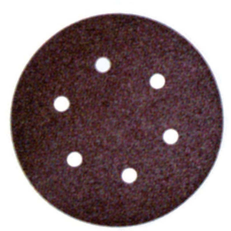 foto del prodotto dischi carta abrasiva forata con velcro per rotorbitali mm.150 grana 180 blister da pz.10