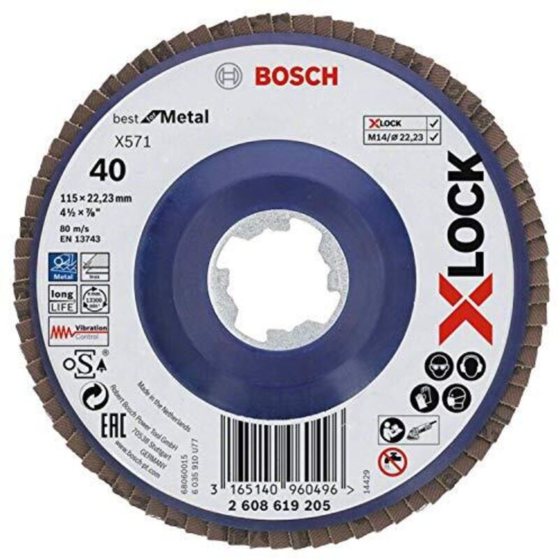 foto del prodotto dischi lamellari bosch x-lock d115 g.120