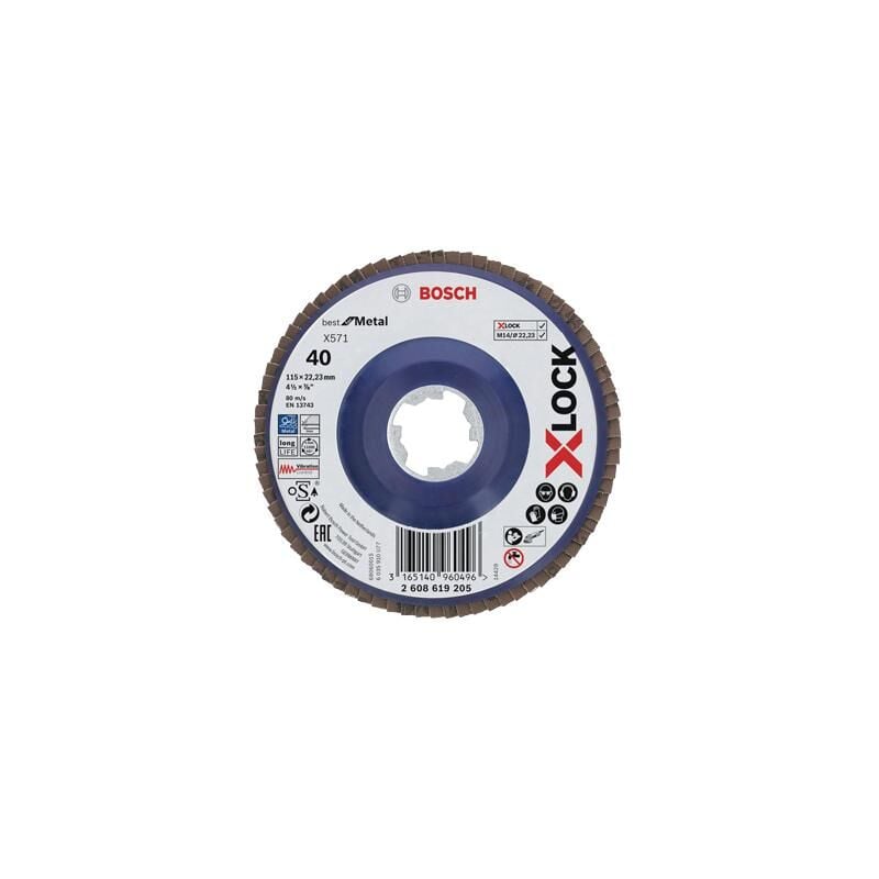 foto del prodotto dischi lamellari bosch x lock d115 g.80