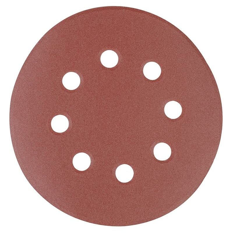 foto del prodotto dischi perforati a fissaggio strappo 125 mm 10 p.zi grana 240