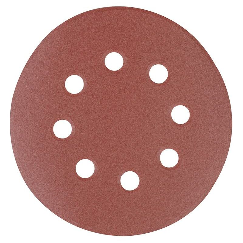 foto del prodotto dischi perforati a fissaggio strappo 125 mm 10pz grana 40 silverline