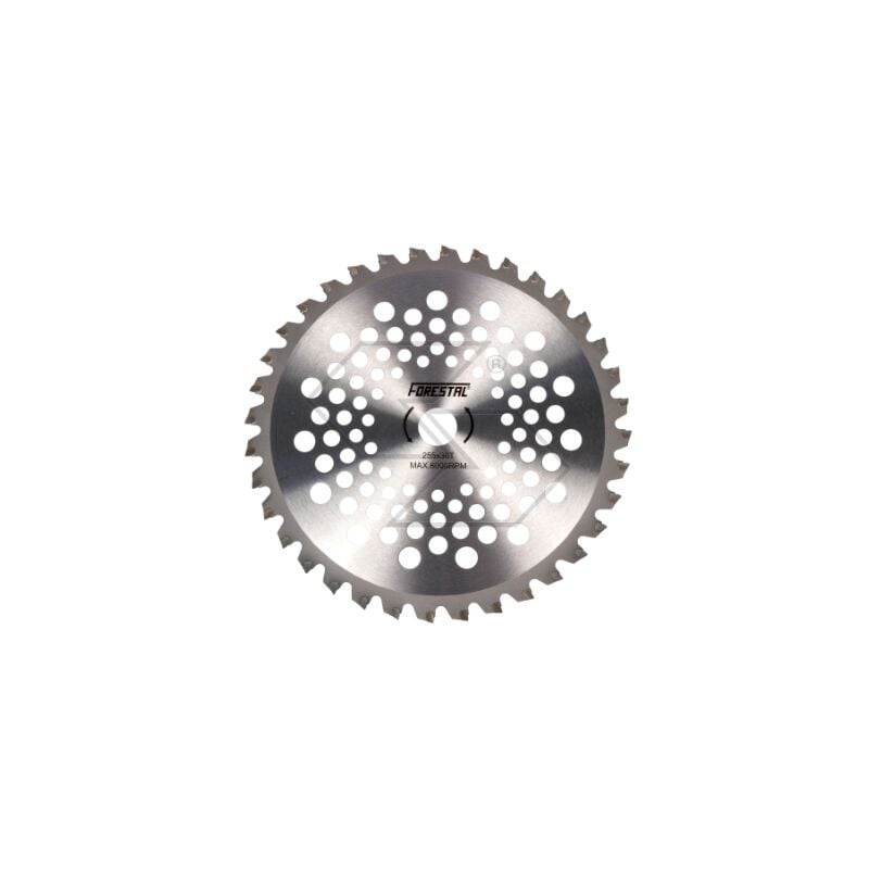 foto del prodotto disco 36 denti forestal acciaio decespugliatore 255mm foro25,4mm spessore 1,3mm