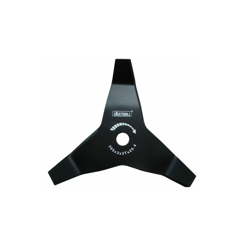 foto del prodotto disco a 3 denti in acciaio con alette 305x4,0 mm dischi per decespugliatore
