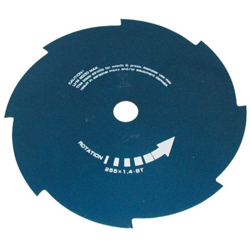 foto del prodotto disco a 8 denti bluebird con verniciatura anti-incrostante per decespugliatore