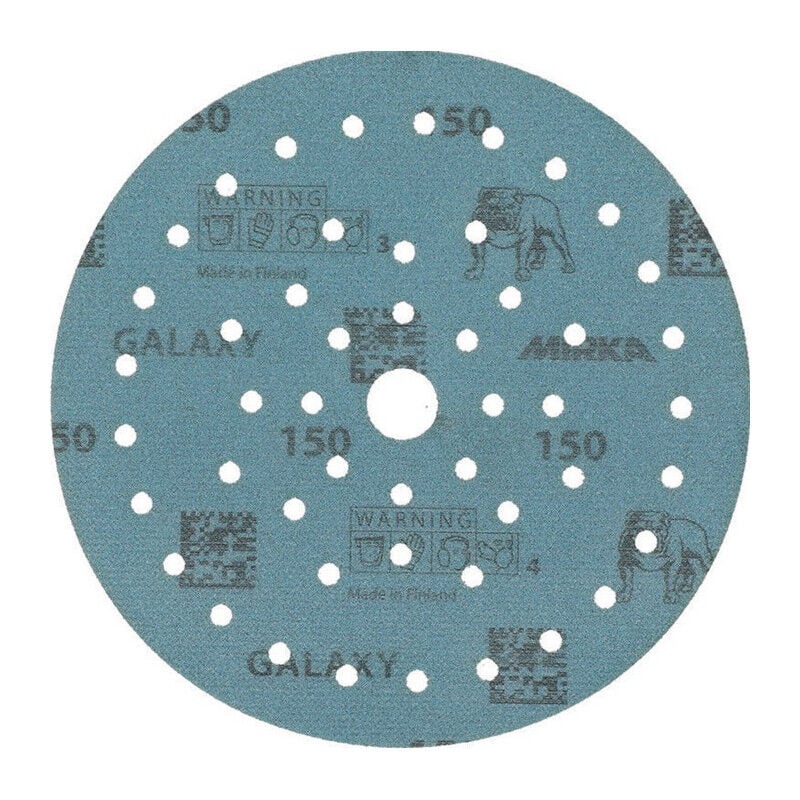 foto del prodotto disco abrasivo adesivo galaxy grip multifit 150mm k.150 f.ho metallo lacca co. per 50 
