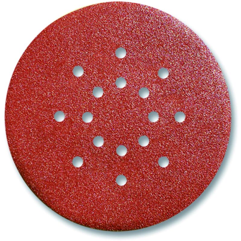 foto del prodotto disco abrasivo autoaggrappante per levigatrici muro mm. 225 16 fori grana 180 25 pezzi sait