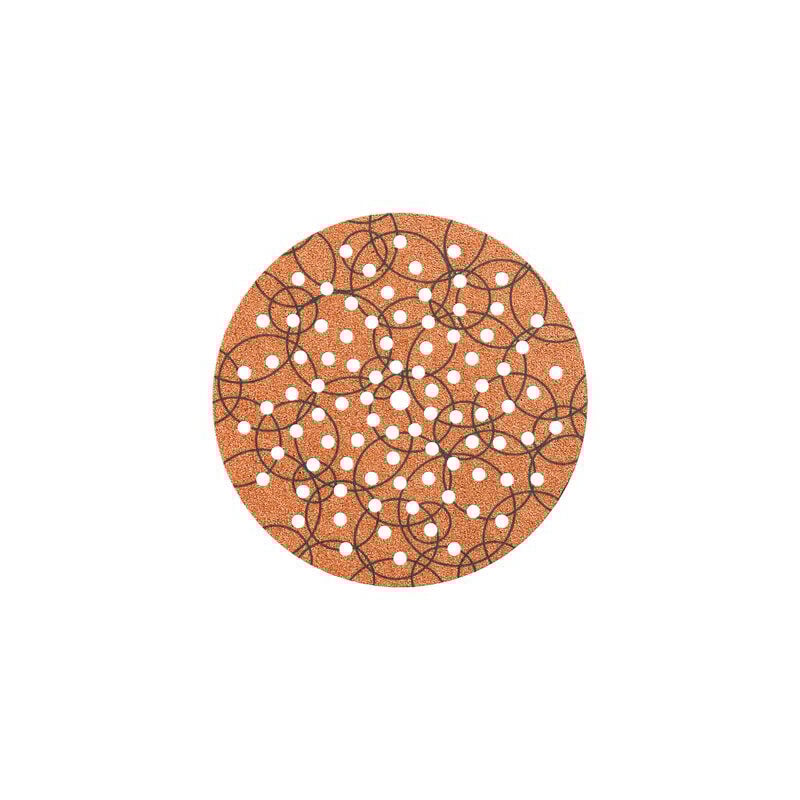 foto del prodotto disco abrasivo fibrato velcrato 91 fori imperial mm 225x22,2 grana 60 cf=pz 25
