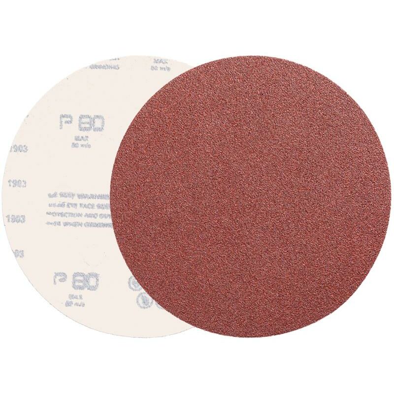 foto del prodotto disco abrasivo in corindone velcrato 150 mm 6 fori grana 60