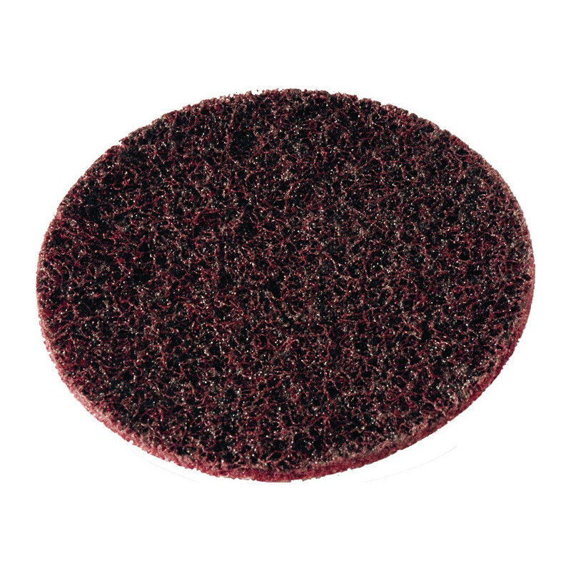 foto del prodotto disco abrasivo in tessuto non tessuto d.115mm rosso medio non perforato promat per 10 