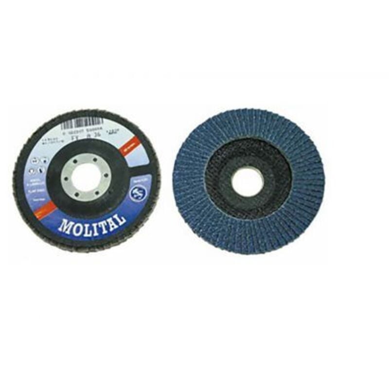 foto del prodotto disco abrasivo lamellare professionale molital d 115 miniflex ferro legno 27171v 40 (27171)