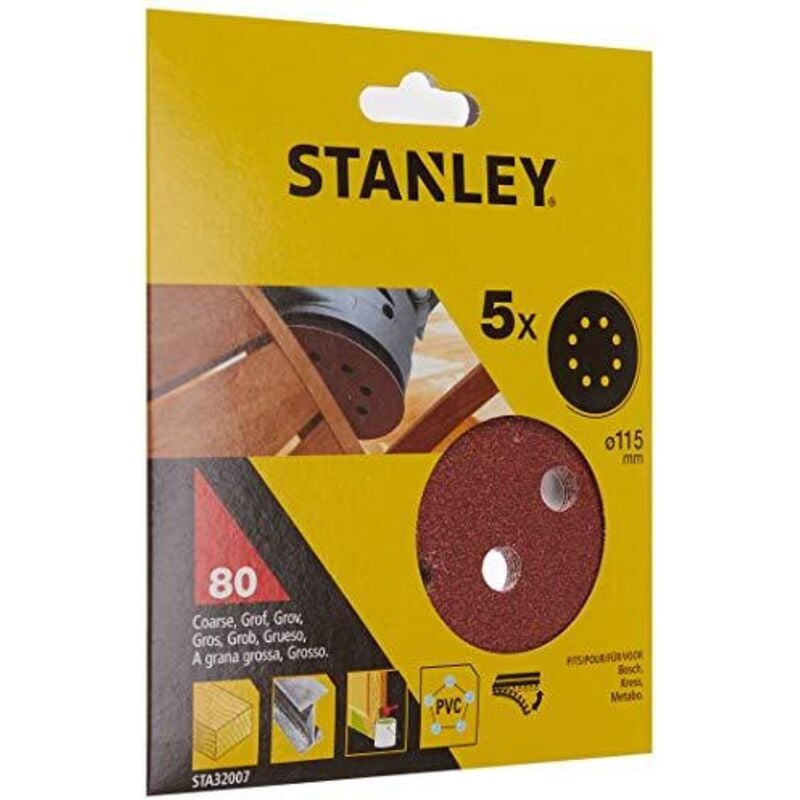 foto del prodotto disco abrasivo per levigatrici roto orbitali gr. 80 sta32007-xj